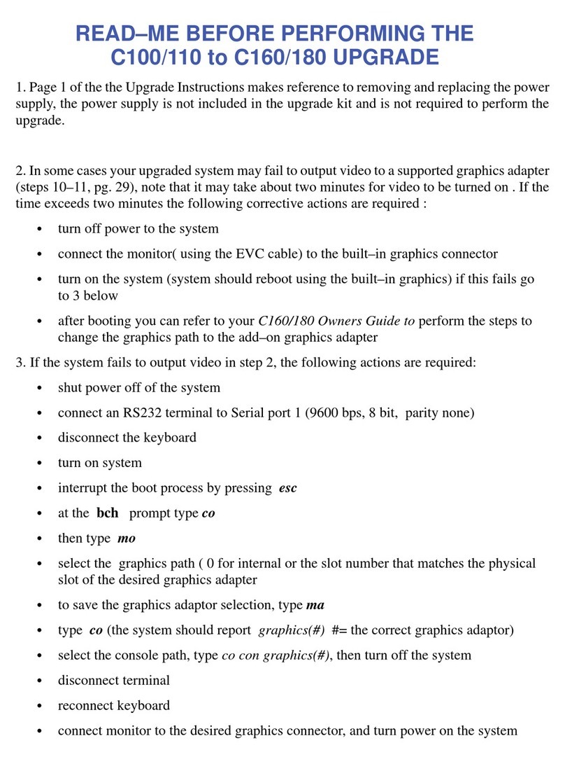 HP Visualize c100 Manual