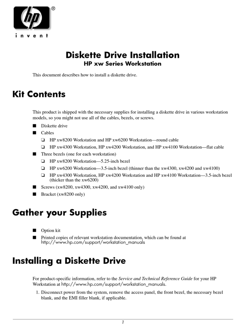 HP Workstation xw4100 Manual
