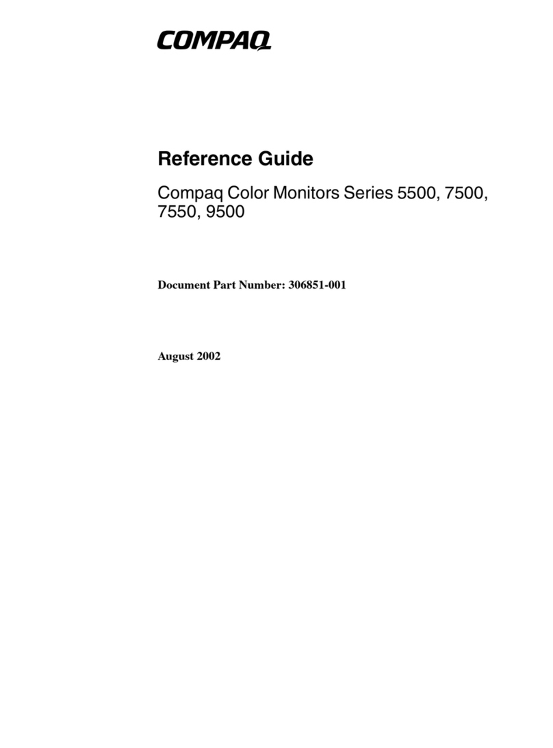 Compaq CV7500 User manual