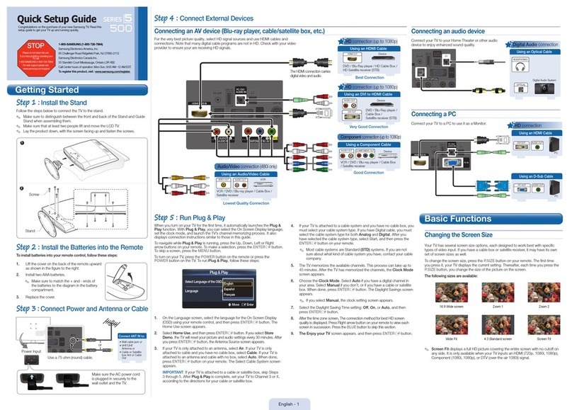 Samsung LN22C500B2F User manual