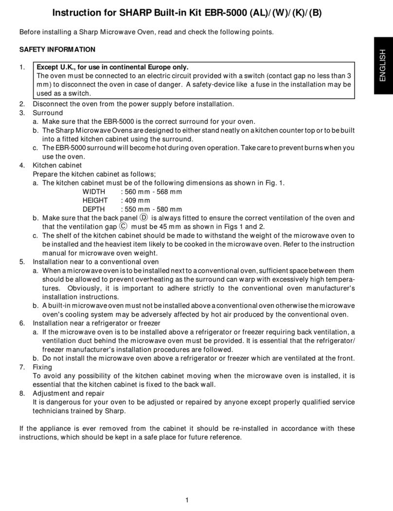 Sharp EBR5000W User manual