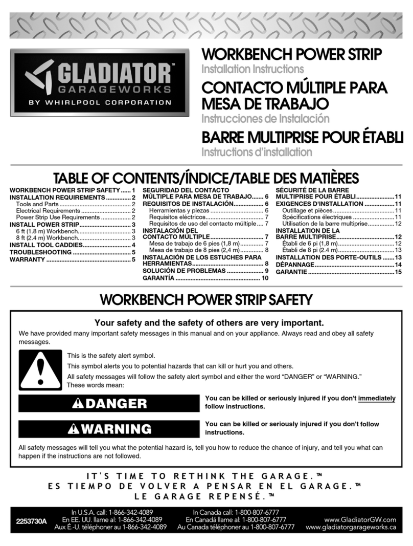 Gladiator GAAC68PSPG User manual