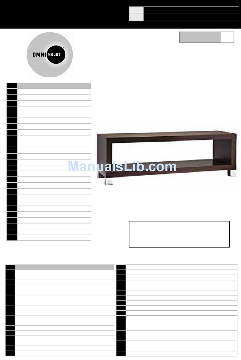 Omnimount ECHO63 User manual