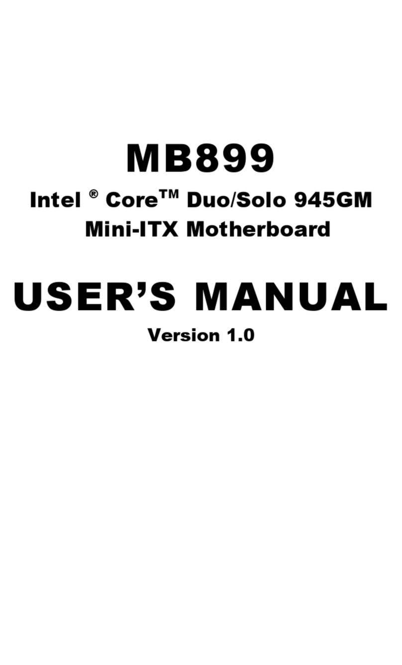 Intel MB899 User manual