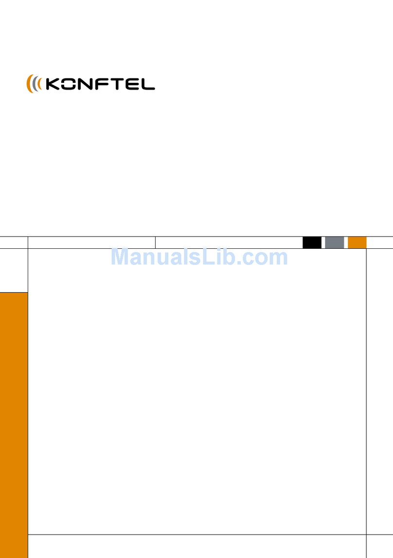 Konftel 200W User manual Konftel 200W User manual
