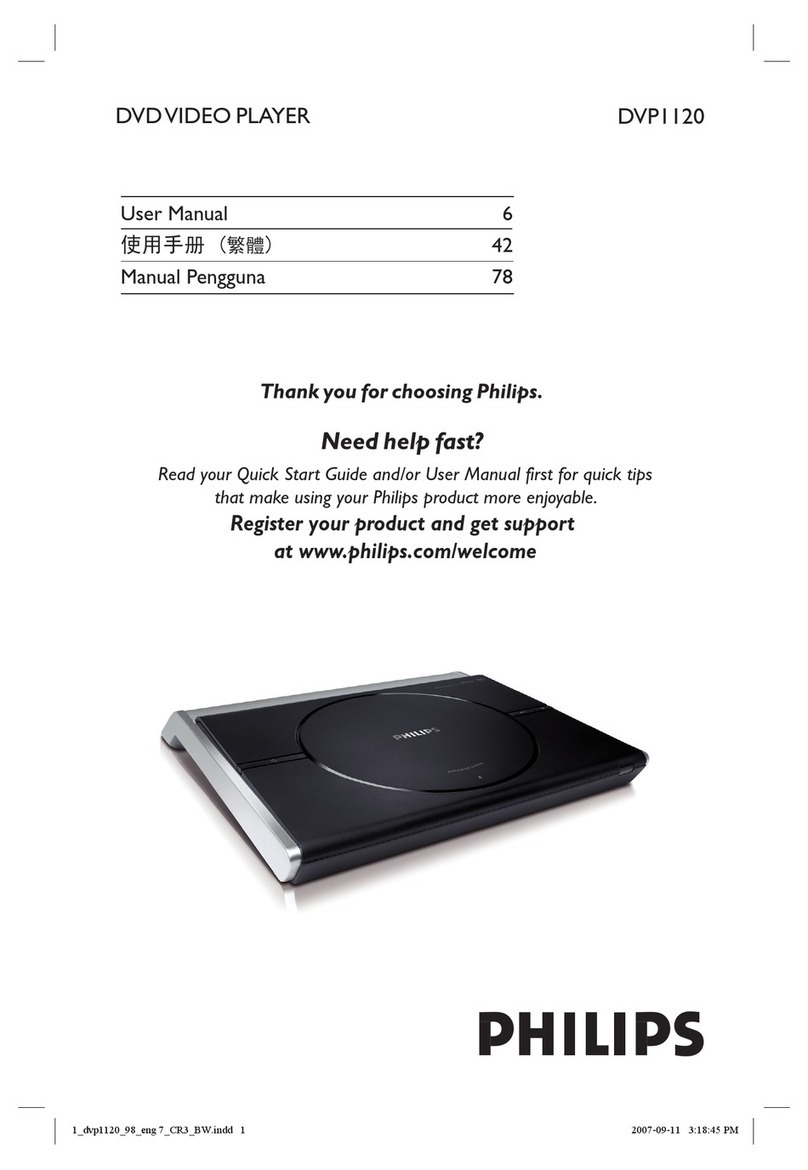 Philips DVP1120/94 User manual