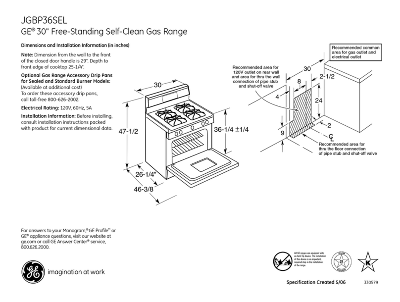 GE JGBP36SELSS Manual
