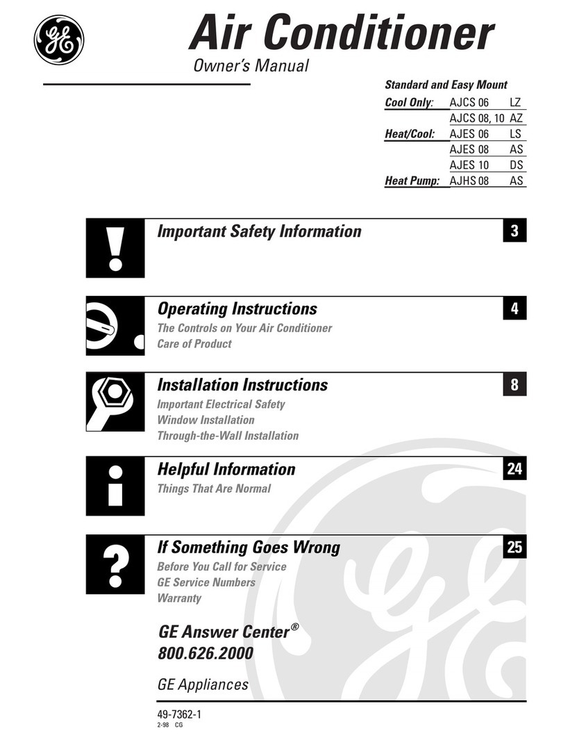 GE AJCS 06 LZ User manual