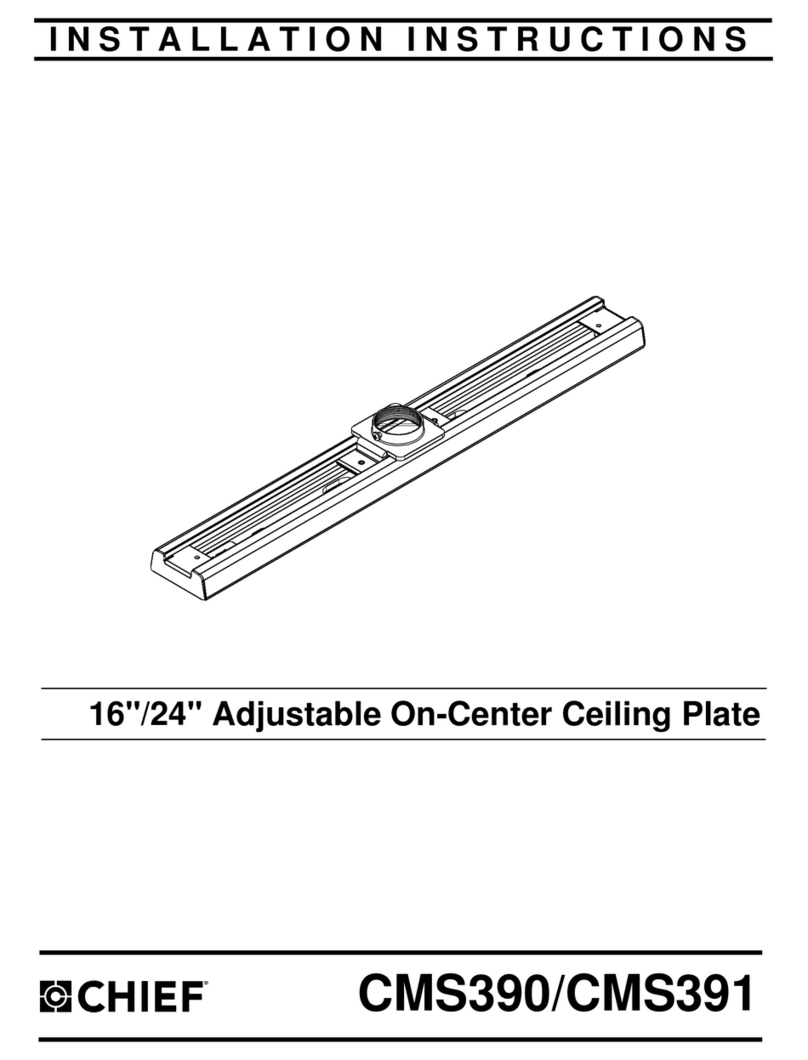 CHIEF CMS390 User manual