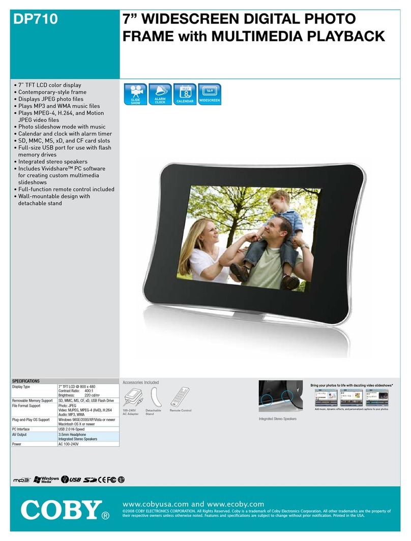 Coby DP710 User manual Coby DP710 User manual