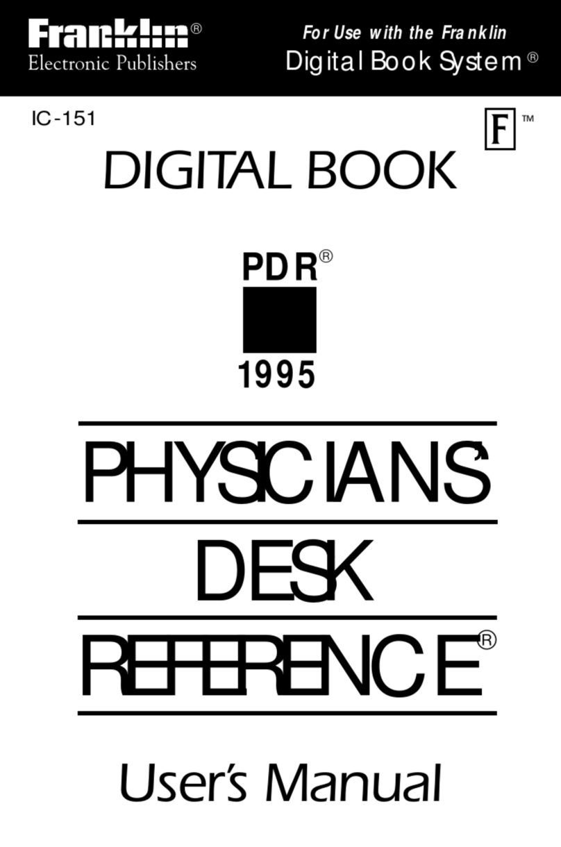 Franklin IC-151 User manual