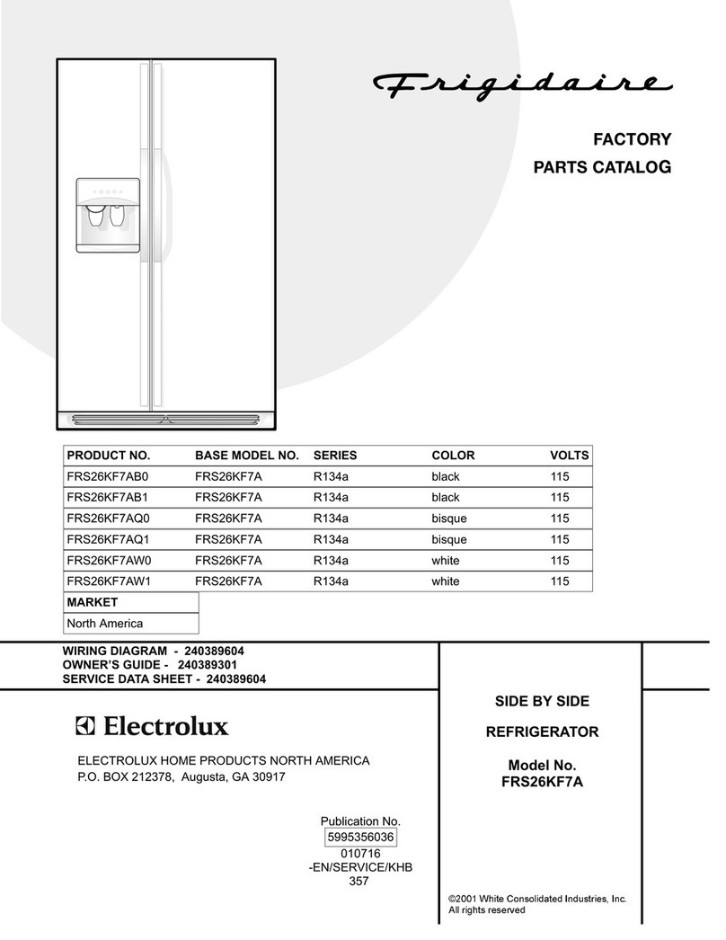Frigidaire FRS26KF7A User manual
