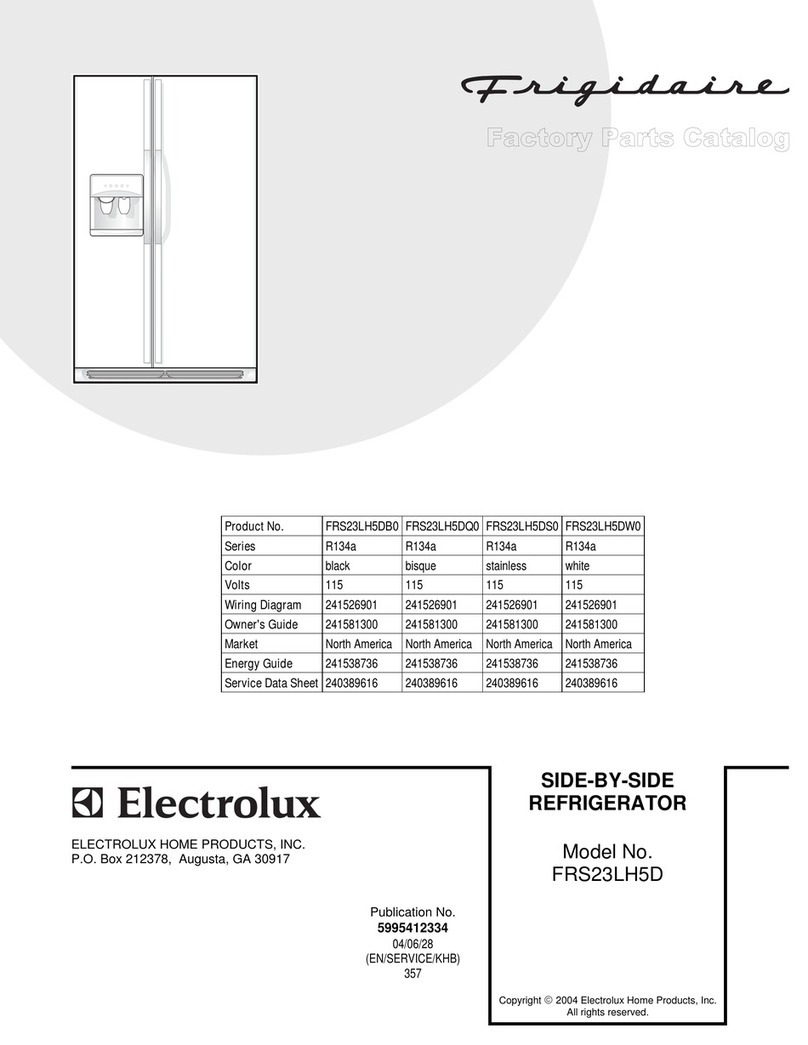 Frigidaire FRS23LH5D User manual