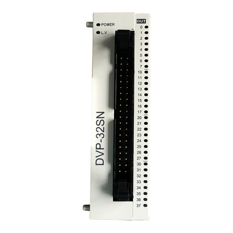 Delta Electronics Programmablelogic Controller DVP-Slim User manual