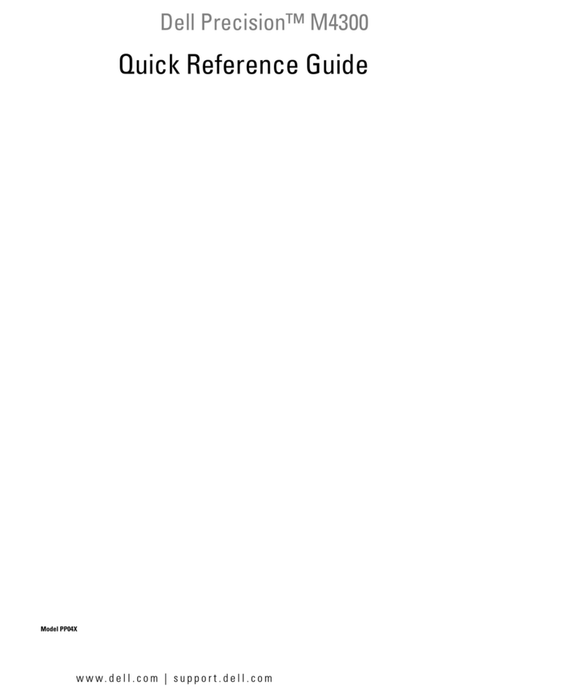 Dell Precision GU806 Quick reference guide
