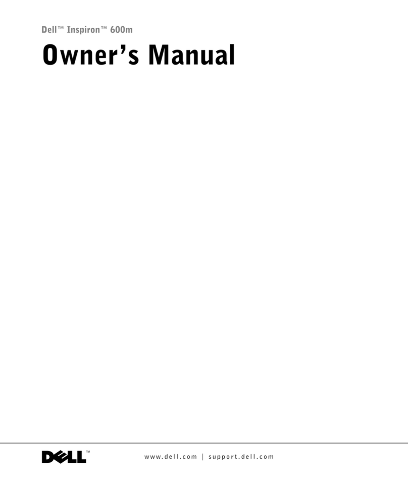Dell Inspiron 600m User manual