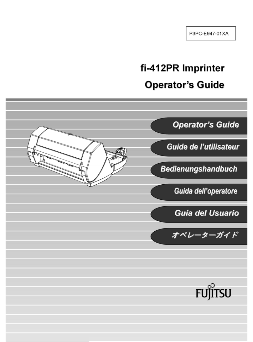 Fujitsu fi-412PR Manual