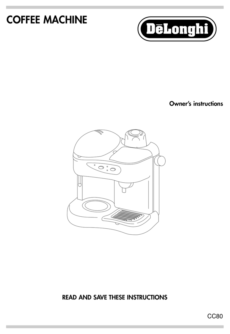 DeLonghi CC80 User manual