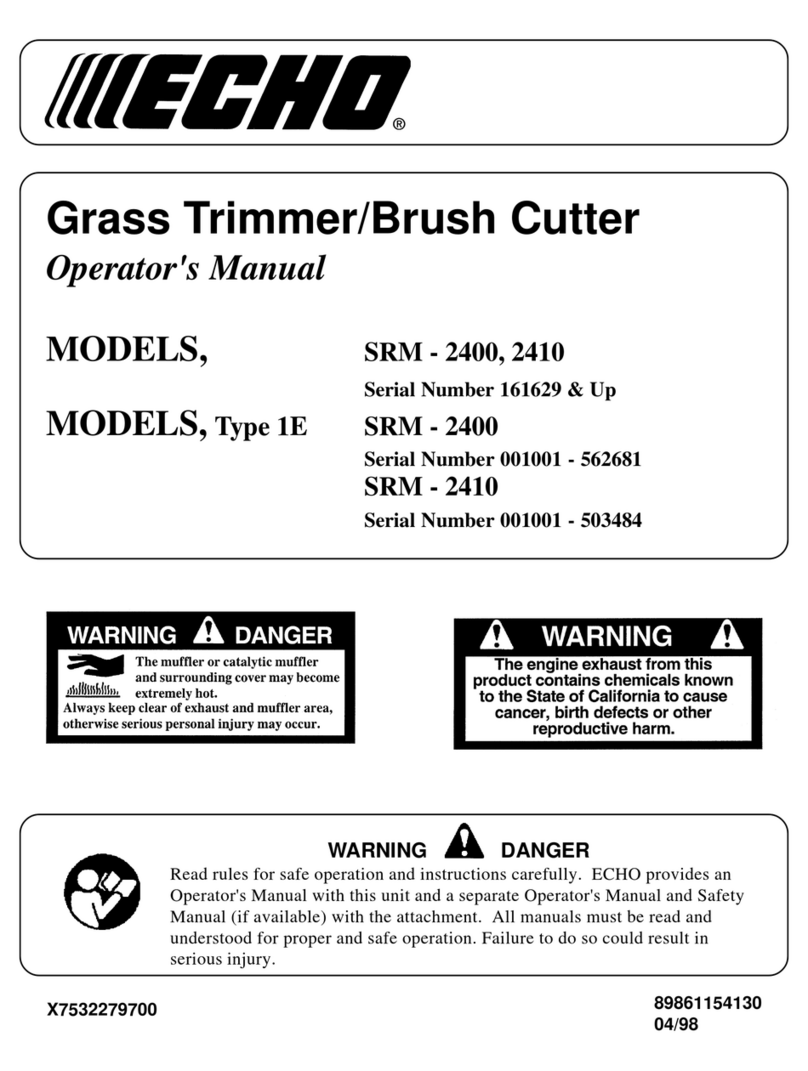 Echo SRM-2400 User manual