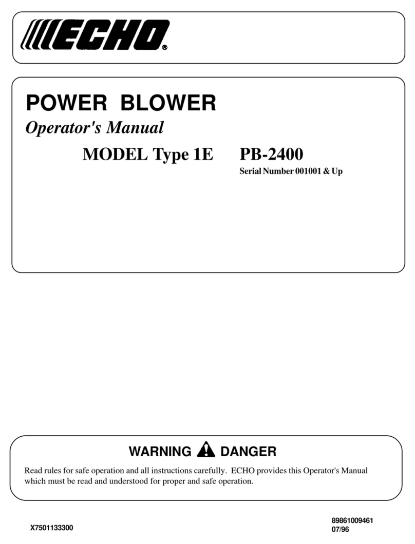 Echo PB-2400 User manual