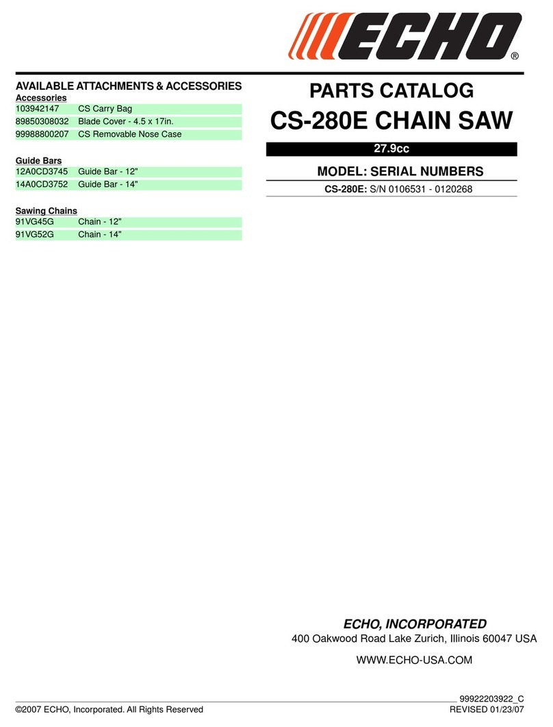 Echo CS-280E Instruction Manual