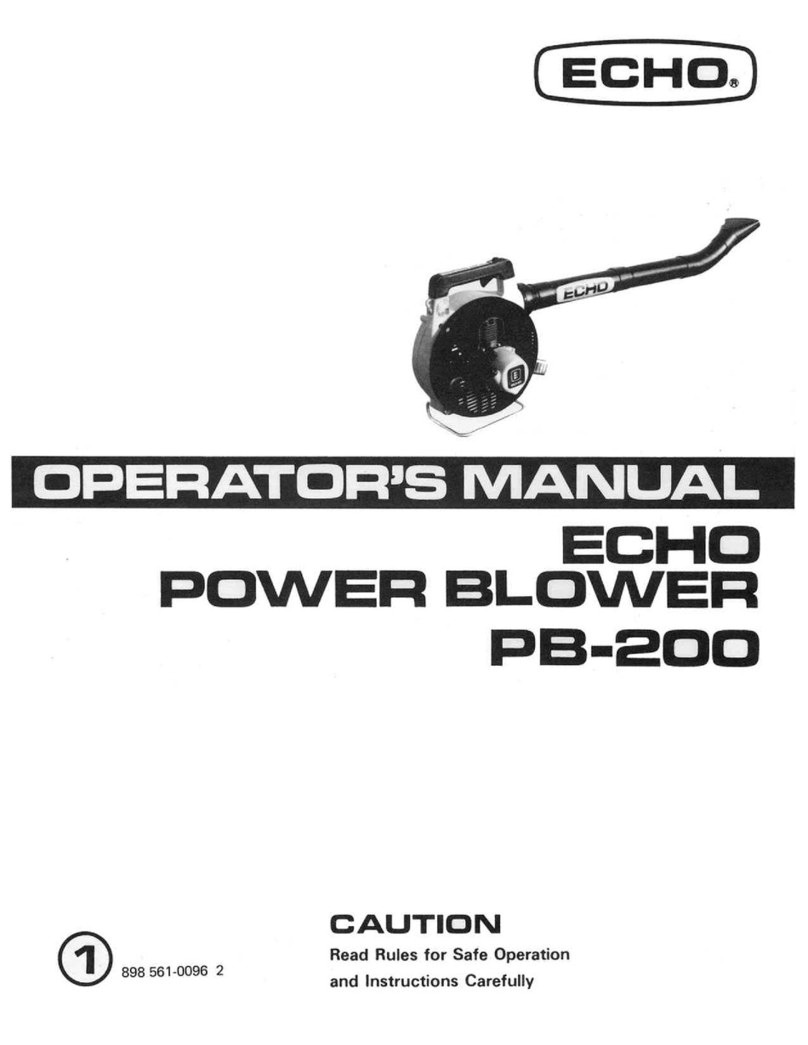 Echo PB-200 User manual