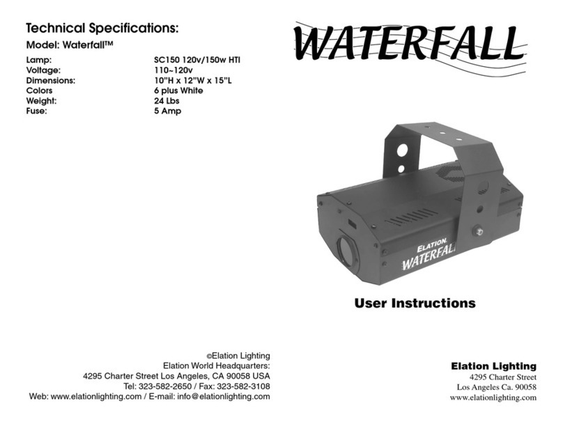 Elation Indoor Furnishings User manual