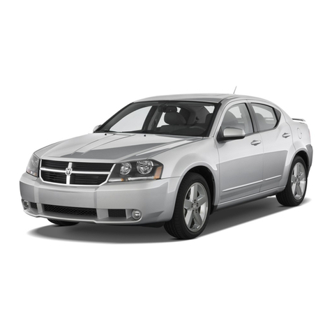 Dodge 2010 Avenger User manual