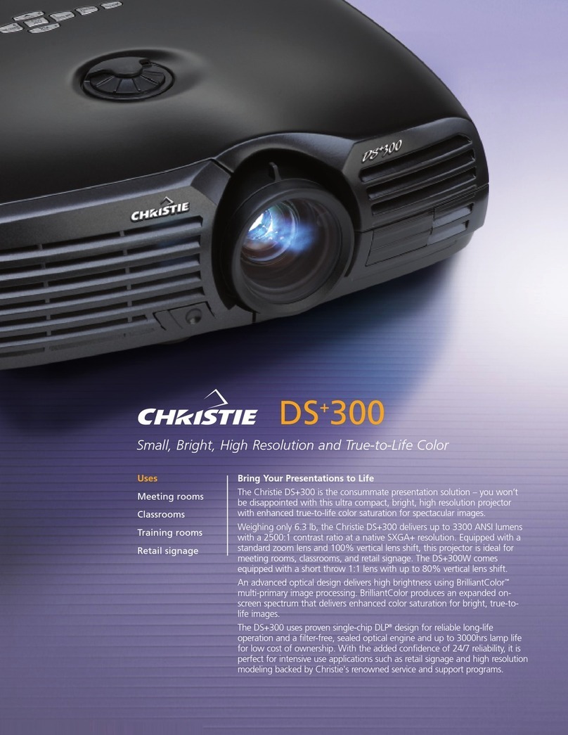 Christie Christie DS+300 User manual