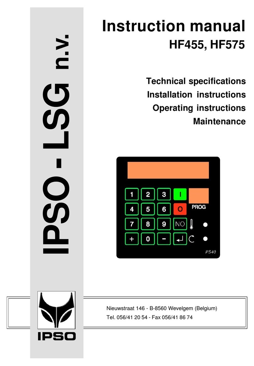 IPSO HF455 User manual