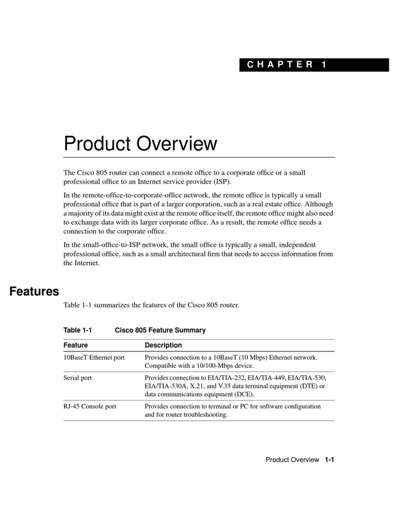 Cisco 805 Series Product overview