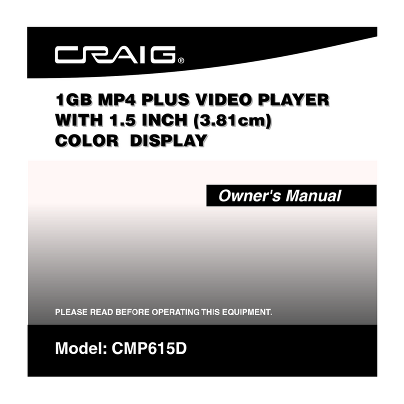 Craig CMP615D User manual