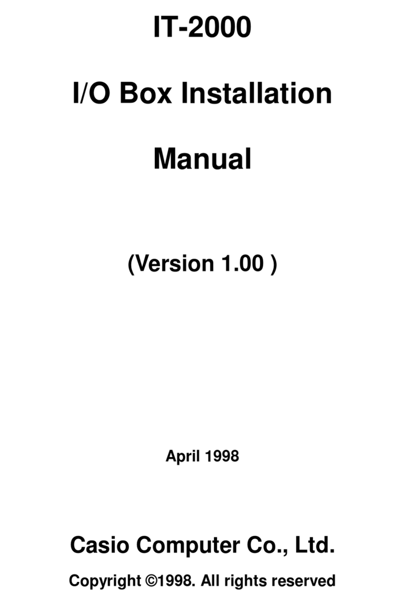 Casio Cassiopeia IT-2000 User manual