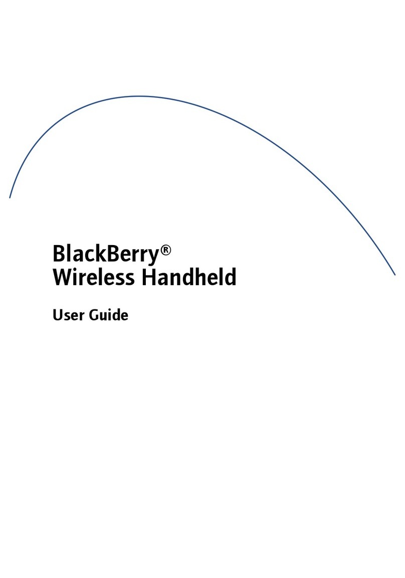 Blackbe;rry 7250 - MANUEL 4 User manual