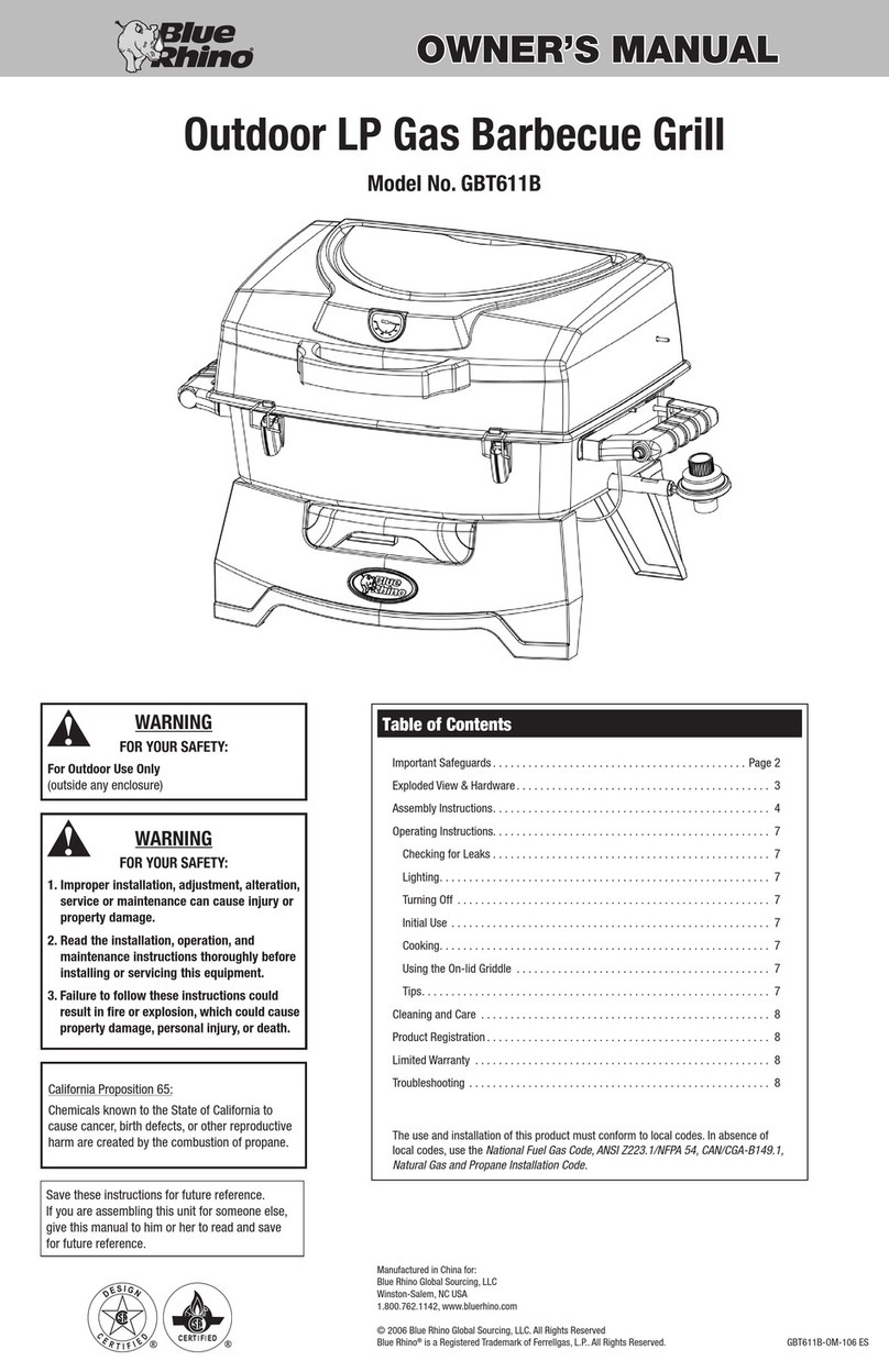 BlueRhino GBT611B User manual