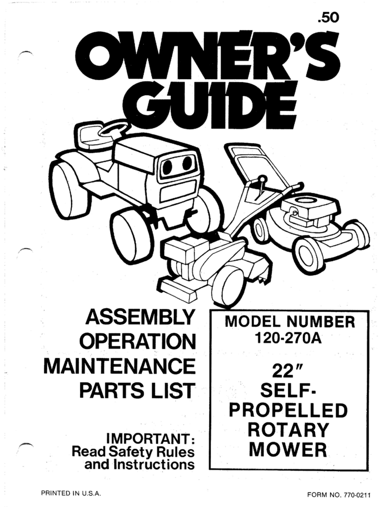 MTD 120-270A User manual