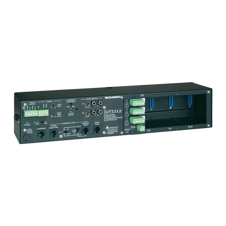 Bogen UTI312 Guide