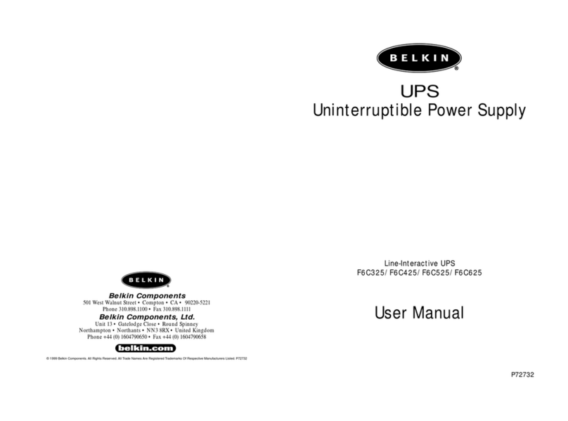 Belkin F6C325 User manual