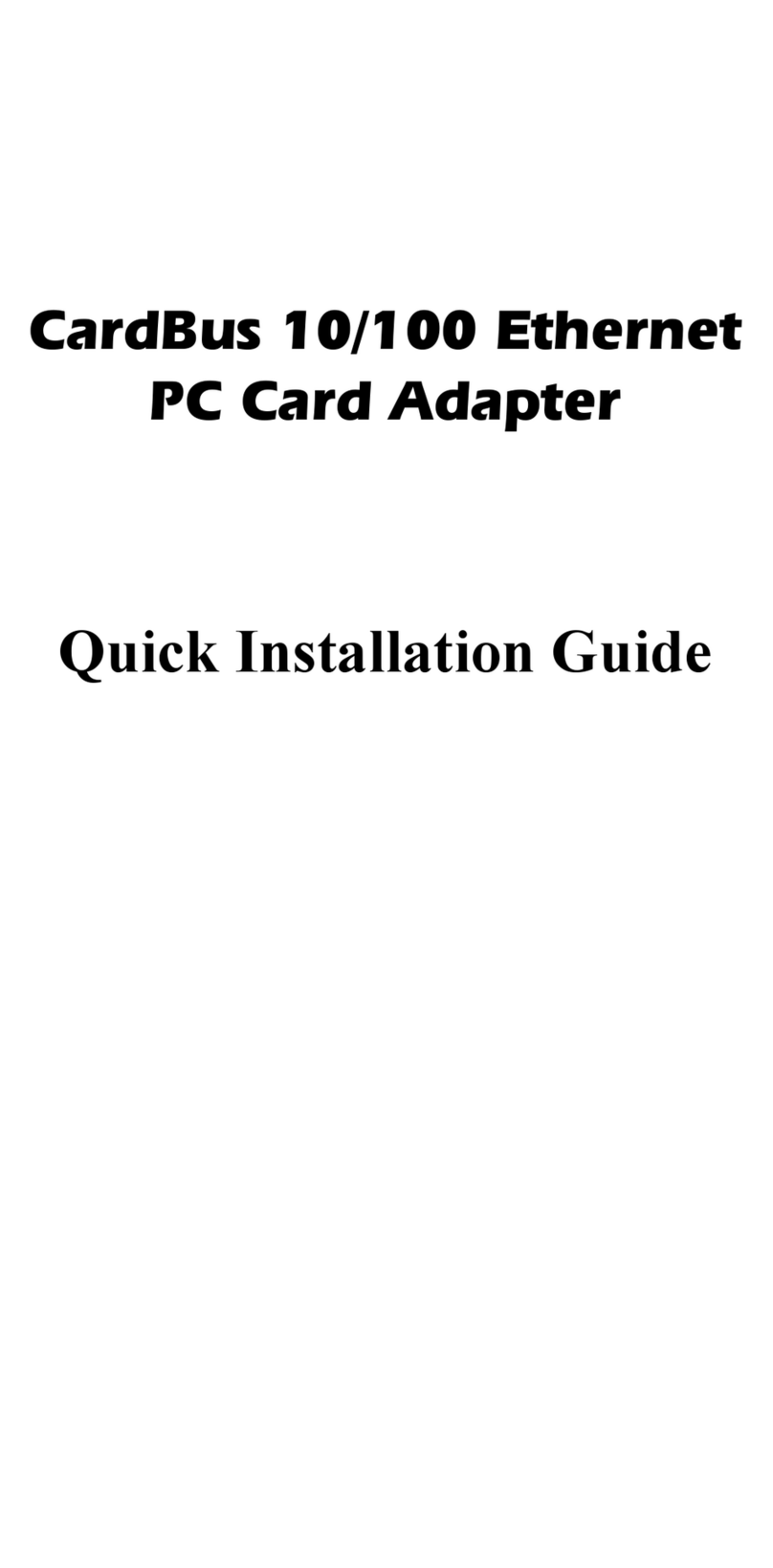 Abocom FE2000 User manual