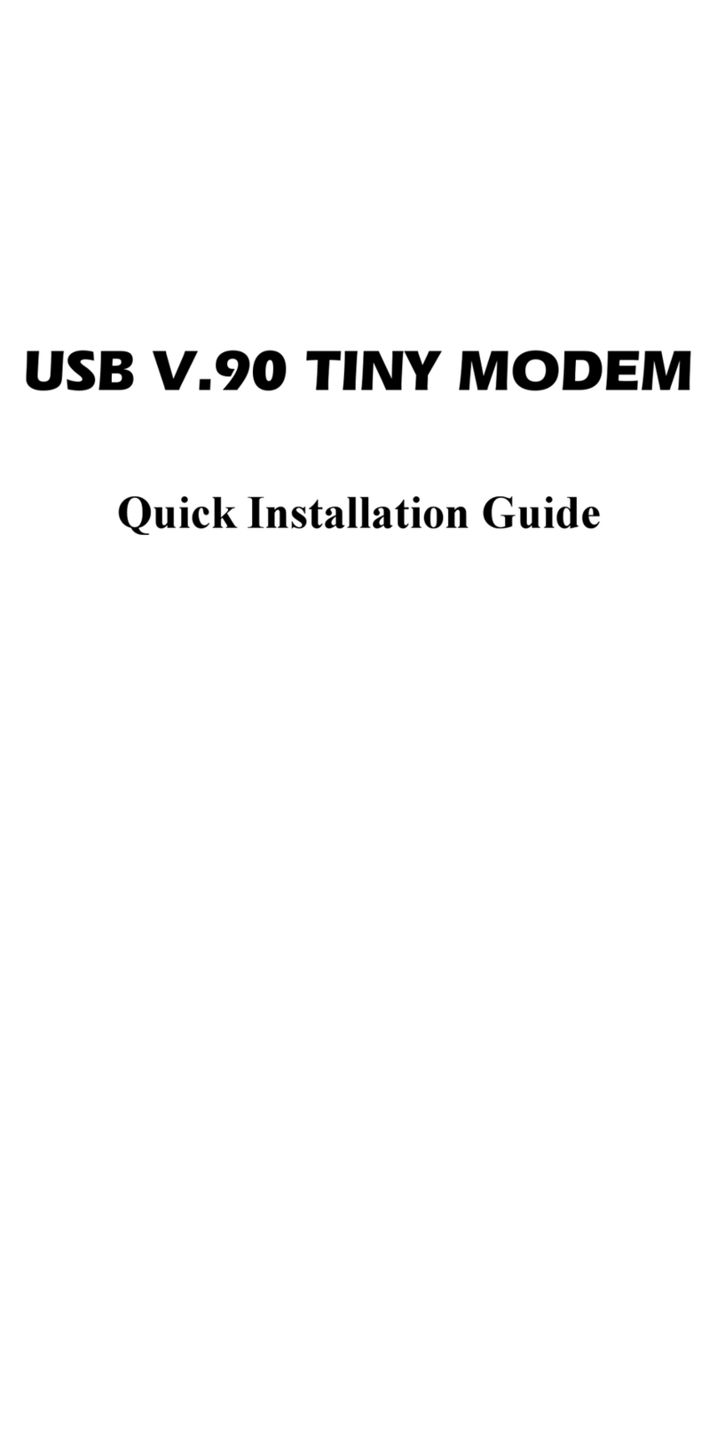 Abocom Modem UTM560 User manual