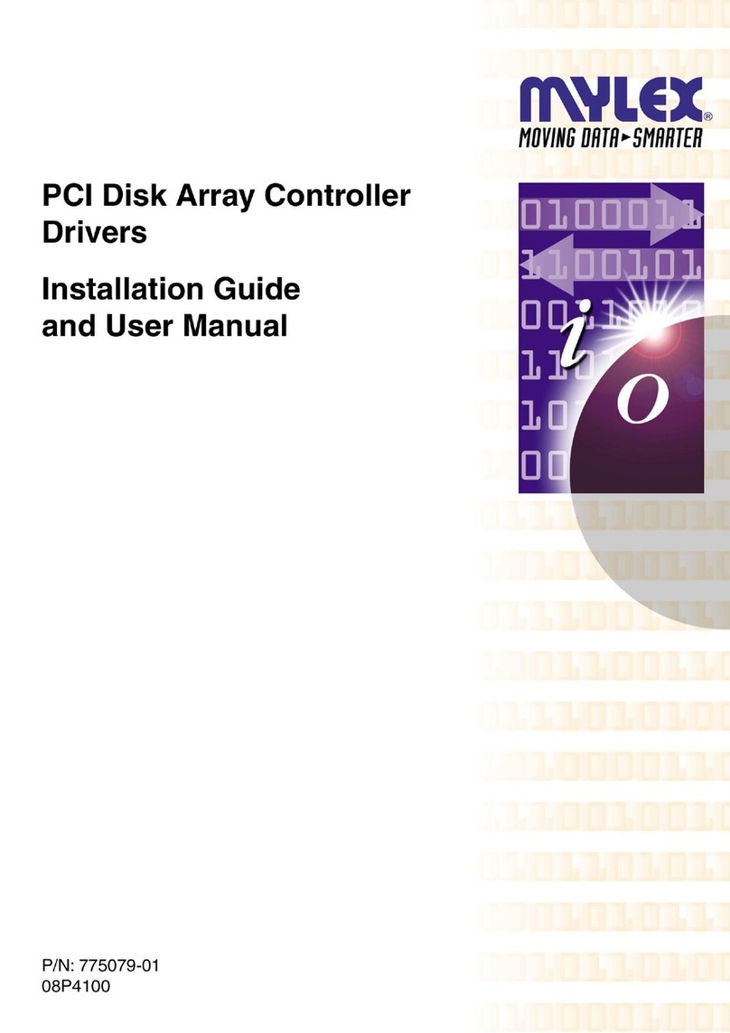Mylex PCI Disk Array Controller Drivers 08P4100 User manual