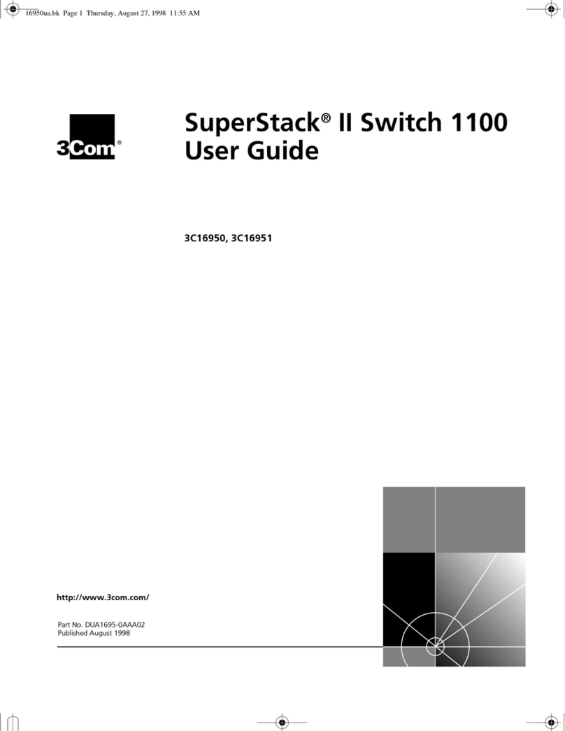 3Com SuperStack II Switch 1100 User manual