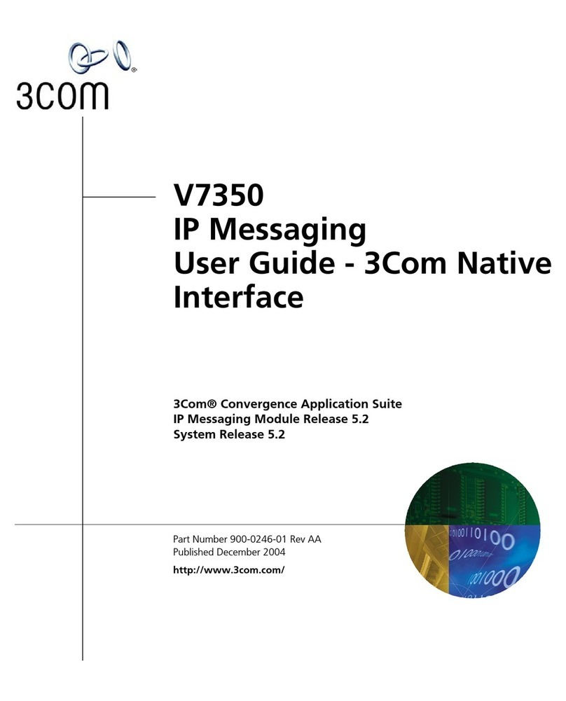 3Com V7350 User manual
