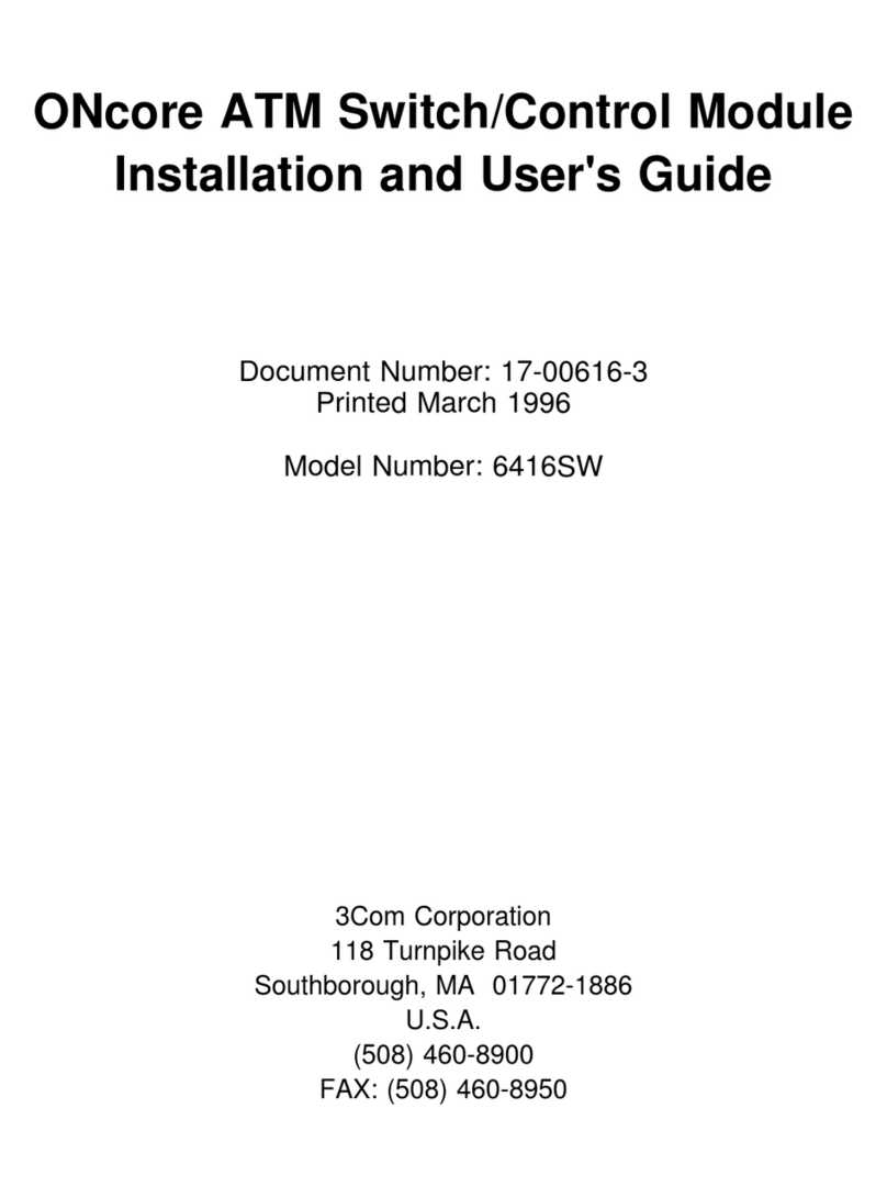 3Com 6416SW User manual