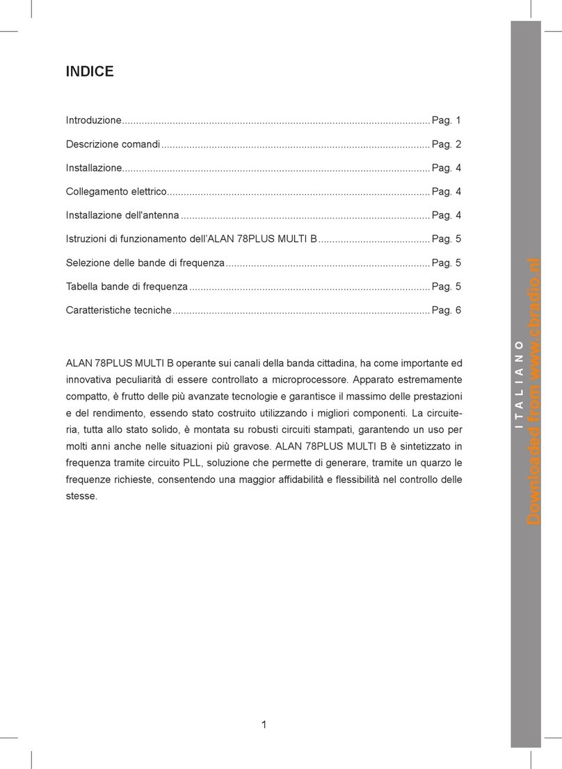 Alan 78PLUS MULTI B User manual