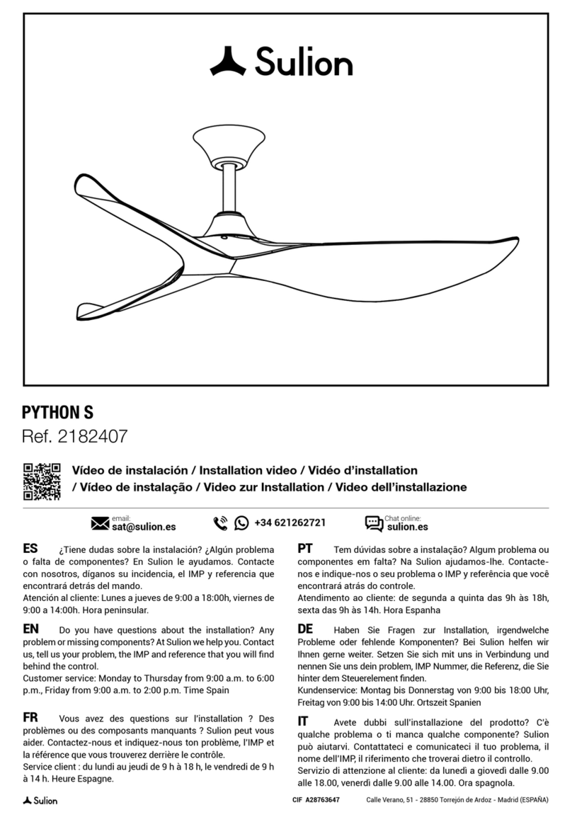 Sulion PYTHON S User manual