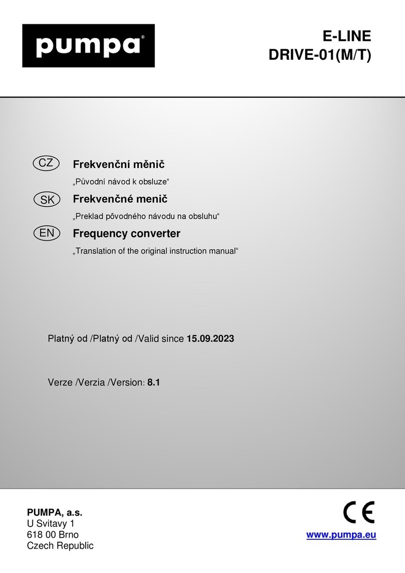 pumpa E DRIVE-01M User manual