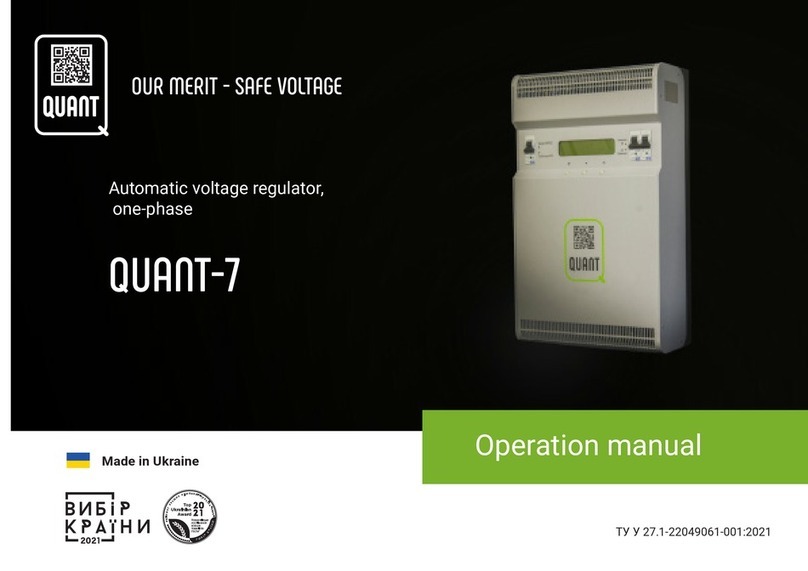 QUANT QUANT-7 User manual