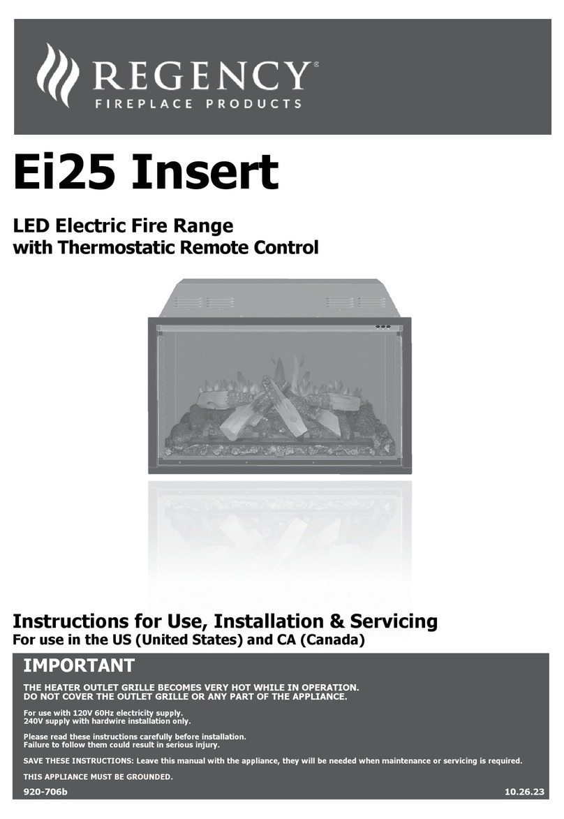 Regency Ei25 User manual