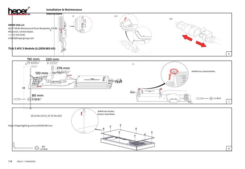 HEPER ll2030.863-us Installation and operating instructions